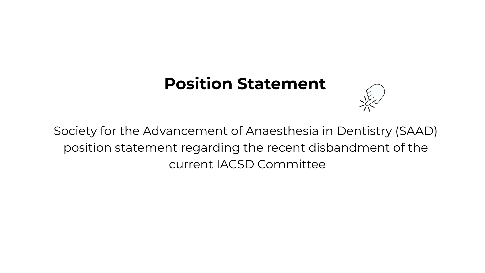 Position statement