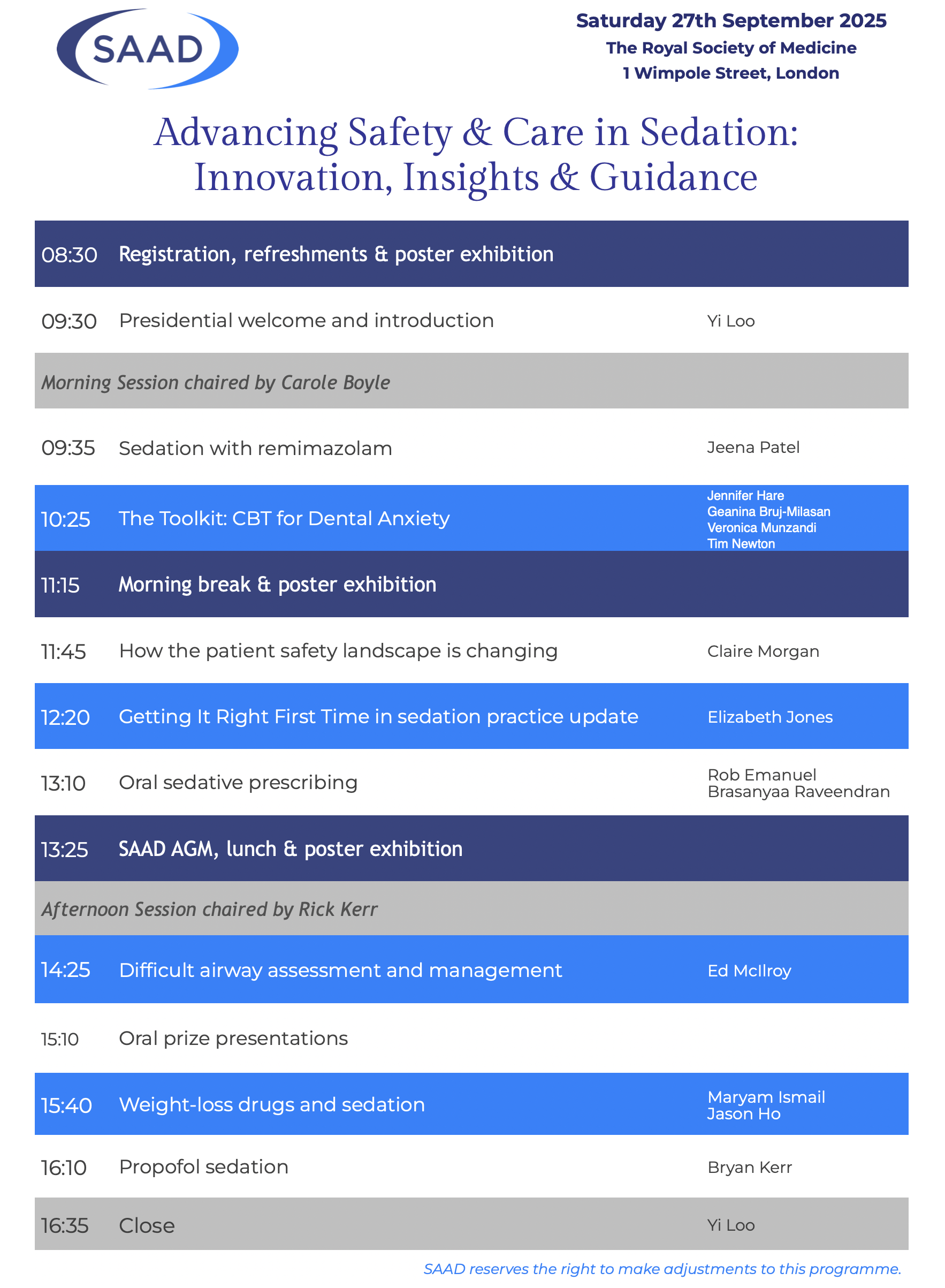 programme